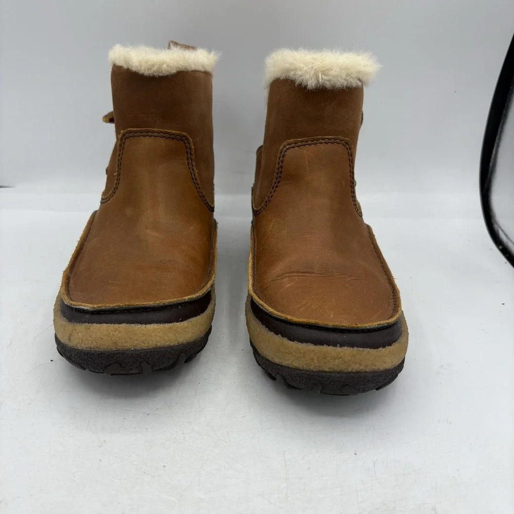 Merrell Snow Boots Womens Size 7.5 Tremblant‎ J45932 Brown Leather Dry Winter